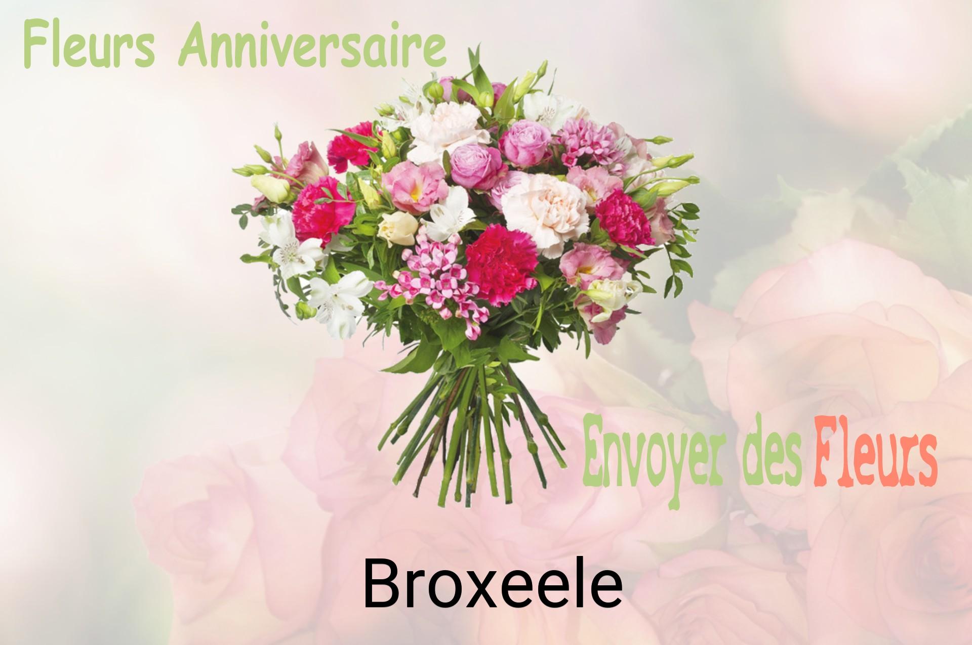 Bouquet de fleurs d’anniversaire livré à Broxeele