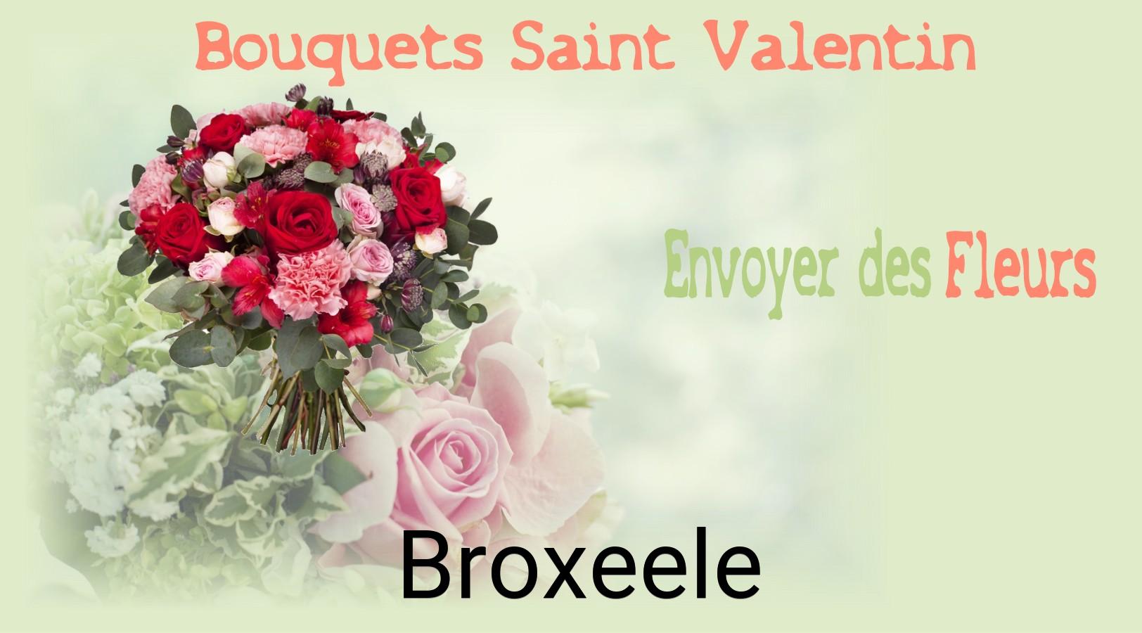 Roses de Saint-Valentin livrées à Broxeele